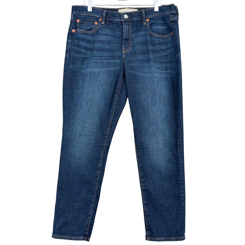 Gap 1969 Best Girlfriend Womens 31 Cotton Blend Dark Wash Blue Jeans
